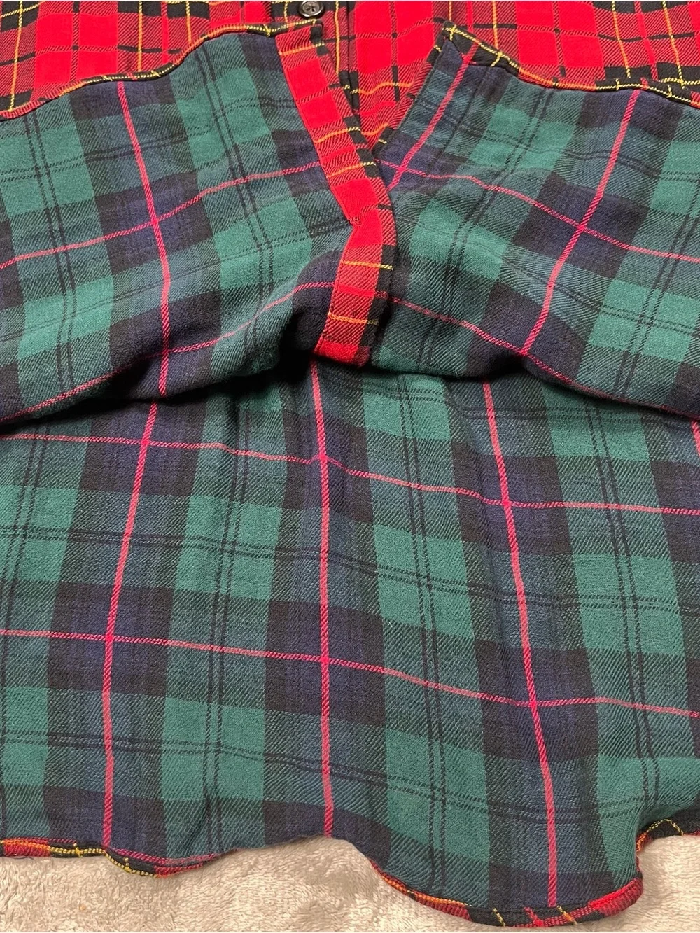 NWT Polo Ralph Lauren Plaid Workshirt Mens 4XB Red Double Faced Tartan Flannel